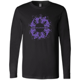 CoolPinoy Ube Splash Unisex Jersey Long Sleeve T-Shirt